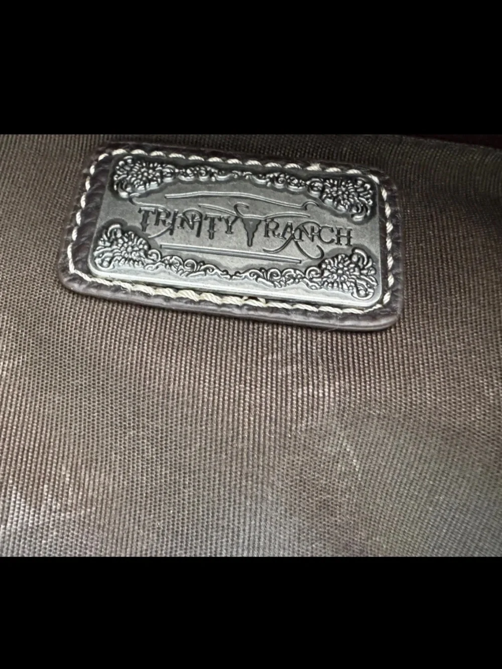 Trinity Ranch Concealed Carry Hair On Cowhide Brown Shoulder Bag Purse Studs